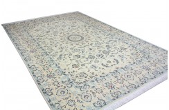Ręcznie tkany dywan Nain 9la Habibian z Iranu 200x300cm beżowy