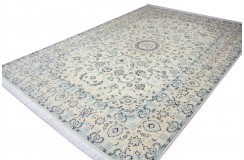 Ręcznie tkany dywan Nain 9la Habibian z Iranu 200x300cm beżowy