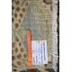 Dywan Ziegler Modrn 100% wełna kamienowana orientalny ok 180x250cm niebieski