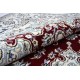Gęsto ręcznie tkany dywan Nain 9la Habibian z Iranu wełna + jedwab 200x300cm czerwony