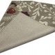 Kolorowy designerski dywan w kwiaty 100% wełniany 120x180cm Indie 2cm gruby