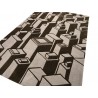 100% wełna gruby dywan z Indii 120x170cm kolorowy design 3D