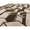 100% wełna gruby dywan z Indii 120x170cm kolorowy design 3D