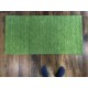 Gładki 100% wełniany dywan Gabbeh Handloom zielony 120x180cm bez wzorów