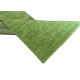 Gładki 100% wełniany dywan Gabbeh Handloom zielony 120x180cm bez wzorów