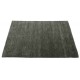 Gładki 100% wełniany dywan Gabbeh Handloom szary 160x230cm bez wzorów