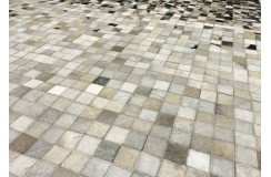 Skórzany dywan FLOOR INNOVATION 140x200cm ze skóry bydęcej patchwork