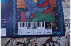 Królewski gęsto tkany 1 440 000 pęczków dywan Savin Carpets Paliz pałacowy chodnik 100x400cm