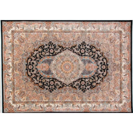 Pałacowy gęsto tkany 1 000 000 pęczków dywan Savin Carpets Pars pałacowy 200x300cm czarny