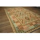Kaudani rustykalny dywan kilim z Afganistanu 100% wełna VINTAGE 150x265cm piękne połączenie kolorów