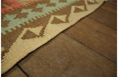 Etniczny kilim Vintage z Afganistanu dziłeło uzbeków Kaudani 200x300cm
