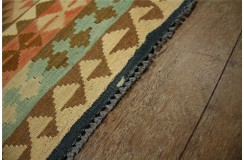 Etniczny kilim Vintage z Afganistanu dziłeło uzbeków Kaudani 200x300cm