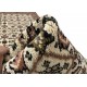 Wełniany ręcznie tkany dywan Herati z Indii 80x300cm orientalny beżowy