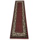 Wełniany ręcznie tkany dywan Mir z Indii 80x300cm orientalny czerwony