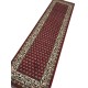 Wełniany ręcznie tkany dywan Mir z Indii 75x270cm orientalny czerwony