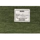 Gładki 100% wełniany dywan Gabbeh Handloom zielony 170x240cm bez wzorów
