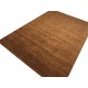 Gładki 100% wełniany dywan Gabbeh Handloom brązowy 170x240cm bez wzorów