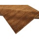 Gładki 100% wełniany dywan Gabbeh Handloom brązowy 170x240cm bez wzorów