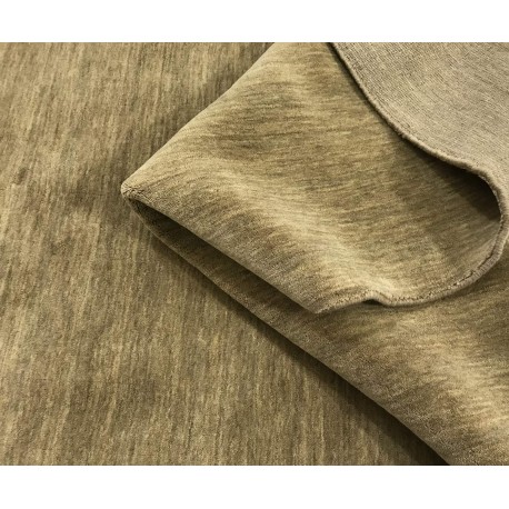 Gładki 100% wełniany dywan Gabbeh Handloom brązowy 160x230cm bez wzorów