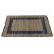 Dwustronny płasko tkany dywan kilim brązowo niebieski dywan Hindi 70x140cm