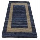 Dwustronny płasko tkany dywan kilim brązowo niebieski dywan Hindi 120x180cm