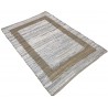 Dwustronny płasko tkany dywan kilim Hindi ręczny 170x240cm ecru brąz