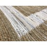 Dwustronny płasko tkany dywan kilim Hindi ręczny 170x240cm ecru brąz