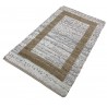 Dwustronny płasko tkany dywan kilim Hindi ręczny 170x240cm ecru brąz