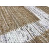 Dwustronny płasko tkany dywan kilim Hindi ręczny 170x240cm ecru brąz
