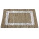 Dwustronny płasko tkany dywan kilim brązowo beżowy dywan Hindi 170x240cm