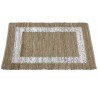Dwustronny płasko tkany dywan kilim Hindi ręczny 170x240cm ecru brąz