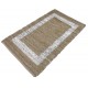 Dwustronny płasko tkany dywan kilim brązowo beżowy dywan Hindi 170x240cm