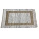 Dwustronny płasko tkany dywan kilim brązowo beżowy dywan Hindi 170x240cm