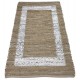 Dwustronny płasko tkany dywan kilim brązowo beżowy dywan Hindi 120x180cm