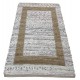 Dwustronny płasko tkany dywan kilim brązowo beżowy dywan Hindi 70z140cm