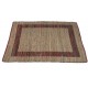 Dwustronny płasko tkany dywan kilim czerwony dywan Hindi 70x140cm