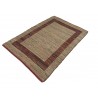 Dwustronny płasko tkany dywan kilim Hindi ręczny 90x160cm czerwony