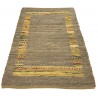 Dwustronny płasko tkany dywan kilim Hindi ręczny 170x240cm żółty