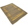 Dwustronny płasko tkany dywan kilim Hindi ręczny 120x180cm żółty