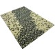 Czarno beżowy designerski nowoczesny dywan wełniany 170x240cm Indie 2cm gruby