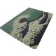 Zielony designerski nowoczesny dywan wełniany 170x240cm Indie 2cm gruby
