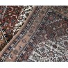 Bidjar Herati dywan indyjski 100%wełna owcza orientalny beżowy 90x160
