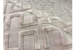 Beżowy dwupoziomowy dywan Gabbeh Handloom Indie 300x300cm 100% wełniany