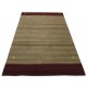 Brązowy delikatnie zdobiony dywan gabbeh 200x300cm wełna argentyńska piękny wzór