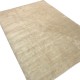 Biały lśniący dywan JEDWABNY Ręcznie tkany 170x240cm ręcznie tkany (Indie)