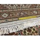Ręcznie tkany dywan Tebriz Mahi 100% wełna 90x160cm Indie piękny perski wzór klasyczny beżowy