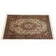 Ręcznie tkany dywan Tebriz Mahi 100% wełna 90x160cm Indie piękny perski wzór klasyczny beżowy