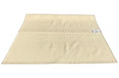 Solidny wełniany wysokiej jakości tkany ręcznie kilim 190x290cm beż