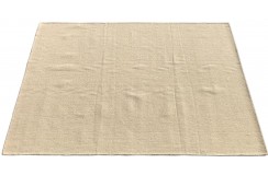 Solidny wełniany wysokiej jakości tkany ręcznie kilim 190x290cm beż