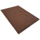 Brązowy kilim Durry 100% wełniany dywan płasko tkany 160x230cm dwustronny Indie